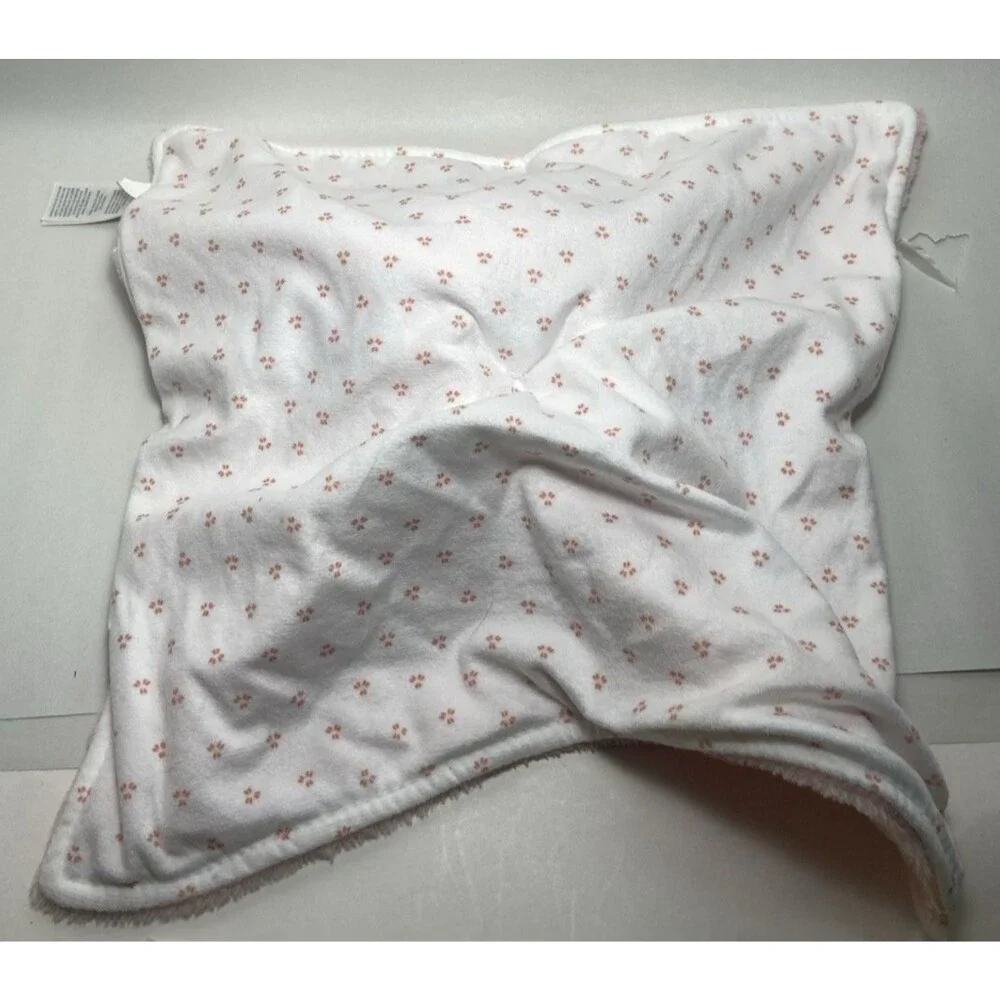 Carters Pink Fox Cuddle Lovey Plush Security Blanket Blankie 14